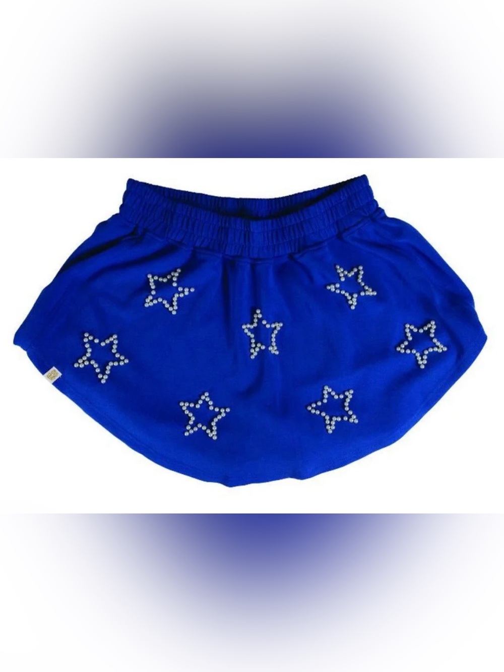Simply Southern Blue Pearl Star Skort - Grace Royal - Picture 2 of 4